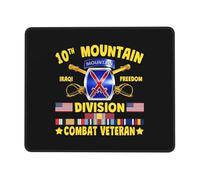 Computer Mouse Mat 10th Mountain Division Regiment Iraqi Freedom Mouse Pad