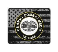 Computer Mouse Mat Army Combat Medic Veteran Mouse Pad Office 25x30cm