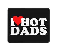 Computer Mouse Mat I Love Hot Dads Mouse Mat Work 25x30cm