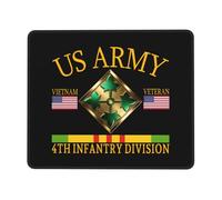 Computer Mouse Mat Us 4th ry Division Vietnam Veteran Mousepad Office