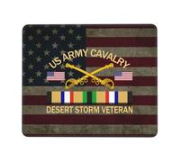 Computer Mouse Mat Us Cavalry Desert Storm Veteran Mouse Pad Work 25x30cm