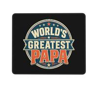 Computer Mouse Mat World's Greatest Papa Mouse Mat Study 25x30cm
