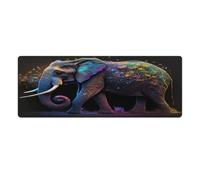 Computer Mouse Pad Celestial Animals Elephant Washable Mouse Mat 30x80cm Mice Pad for Laptop Computer PC Office Cute Design Desk Accessories