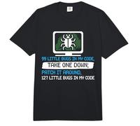Computer Nerd 99 Little Bugs in My Code Funny Coder Comfort Colors Adult Heavyweight T-Shirt