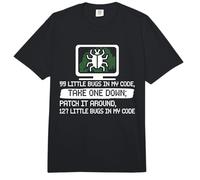 Computer Nerd 99 Little Bugs in My Code Funny Coder Comfort Colors Adult Heavyweight T-Shirt
