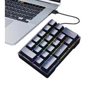 Computer Numeric Keypad - Portable Keyboard Extension, Wired Numeric Keypad Plug and Play External Mechanical Device | for PC Desktop Notebook, Accountant, Financial Analyst, Programmers, Buc