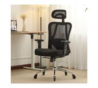 Computer Office Chair Breathable Adjustable Armrest & Headrest Silent Casters