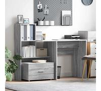 Computer Office Desk Table Workstation Home Storage Cupboard Cabinet w/ Shelves