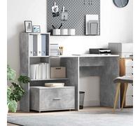 Computer Office Desk Table Workstation Home Storage Cupboard Cabinet w/ Shelves