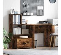 Computer Office Desk Table Workstation Home Storage Cupboard Cabinet w/ Shelves
