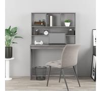 Computer Office Desk Table Workstation Home Storage Cupboard Cabinet w/ Shelves
