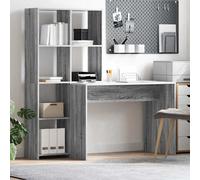 Computer Office Desk Table Workstation Home Storage Cupboard Cabinet w/ Shelves
