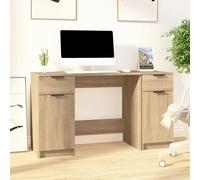 Computer PC Laptop Desk Table Shelf with Side Cabinet Bookstore Workstation