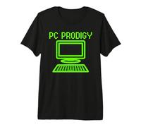 Computer PC PRODIGY Funny Nerd Computer Science Coder Premium T-Shirt