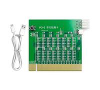 Computer PCIE 16X Slot Diagnostic Card Hardware Testing Tool with LED Lights for Easy Hardware Problem Identification LED Display PCIE Tester for Quick Desktop Fault Detection Tool