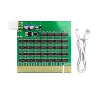 Computer PCIE 16X Slot Diagnostic Card Hardware Testing Tool with LED Lights for Easy Hardware Problem Identification Fault Tool