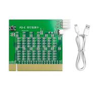 Computer PCIE 16X Slot Diagnostic Card Hardware Testing Tool with LED Lights for Easy Hardware Problem Identification Diagnostic Card