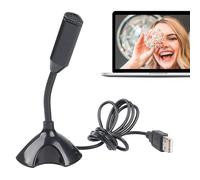Computer Plug Play Microphone: 4.5V Noise Reduction, Professional Sound Input, Music Content Creation | Team Streaming Chat Class Teaching Singing Karaoke Dictation