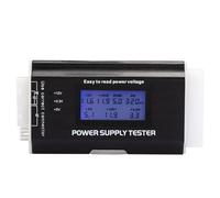 Computer Power Supply Tester with LCD Display, ATX Power Supply Tester for 20/24Pin SATA P4 P8 PCI - E, Aluminum Alloy Voltage Diagnostic Tool for PC Repair Technicians