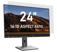 Computer Privacy Screen Filter, 24 Inch 16:10 Widescreen Monitor, Anti Glare & Blue Light Filter, Anti-Scratch Protector Film, Data Confidentiality Shield, 20.37" X 12.74"