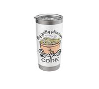 Computer Programming Spaghetti Code Programmer Italian Food Stainless Steel Insulated Tumbler