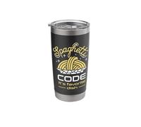 Computer Programming Spaghetti Code Programmer Stainless Steel Insulated Tumbler