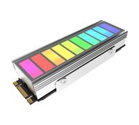 Computer Radiator With Aesthetics ARGB Sync Easy Installation Durability Metal Build 2280 Heat Sink ARGB Sync Coolers