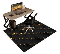 Computer Rolling Chair Mat for Carpets, Gaming Carpet Protector Chair Mat for Hardwood Floor, Floor Protector Rug Anti-Slip Floor Mat for Office Chair, 60 x 70 cm Desk Chair Mat for Wooden Floors