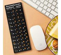 Computer Russian Keyboard Film Notebook Stickers Letters New