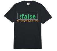 Computer Science !False ITS Funny Because ITS True Nerd Comfort Colors Adult Heavyweight T-Shirt