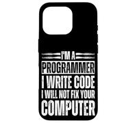 Computer Science IT Support Computer Programming Languages Case for iPhone 16 Pro