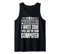 Computer Science IT Support Computer Programming Languages Tank Top