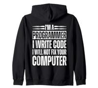 Computer Science IT Support Computer Programming Languages Zip Hoodie