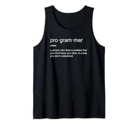 Computer Science Programmer Nerd T-Shirt C++ Java SQL Tank Top
