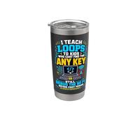 Computer Science Teacher Coding Debug Stainless Steel Insulated Tumbler