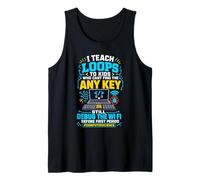 Computer Science Teacher Coding Debug Tank Top