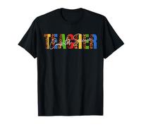 Computer Science Teacher Leopard Adults Back to School T-Shirt