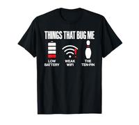 Computer Science Things I Hate Low Battery WEAK Sciencecoder T-Shirt