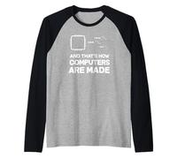 Computer Scientist Coding - Software Nerd Programming Developer Raglan Baseball Tee