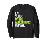 Computer Scientist Eat Sleep Routine Long Sleeve T-Shirt