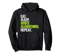 Computer Scientist Eat Sleep Routine Pullover Hoodie
