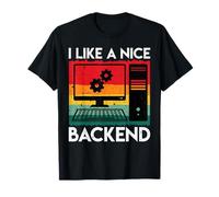 Computer Scientist I Like A Nice Backend Funny Coding T-Shirt