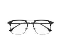 Computer Screen Glasses Ultra-Light Blue Light Eyeglasses Blocking Unisex Large Frame Half Clear View Strong Hinge Eye Protection Bluelight Spectacles Black