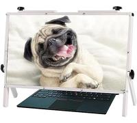 Computer Screen Magnifier For Desktop,22" Anti Blue Light Laptop Screen Protector Holder,3X Magnifying Glass Read Magnifier