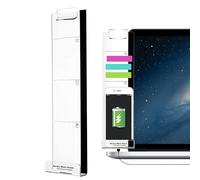 Computer Screen Sticky Note Holder: Acrylic Side Panel, Transparent Task Management Board, Adhesive Accessory Organizer, Elegant Writing Accessory