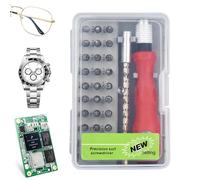 Computer Screwdriver Kit - Portable 32 in 1 Precision Tool Set, Multi Bit Electronic Repair Kit, Magnetic Fastening Set, Hardware Management Accessory, Maintenance Category