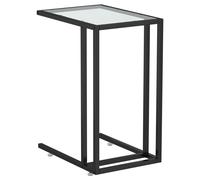 Computer Side Table Tempered Glass Couch Coffee Table Multi Colours vidaXL