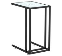 Computer Side Table Tempered Glass Couch Coffee Table Multi Colours vidaXL