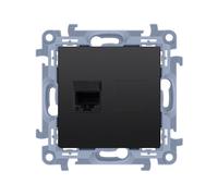 GN.1-KR.COMP.RJ45 CAT6E BLACK SIMON10 C61E.01/49