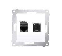 COMPUTER SOCKET 2X UAE 8 CAT.6 UTP Z PREMIUM 54 D62.01/11